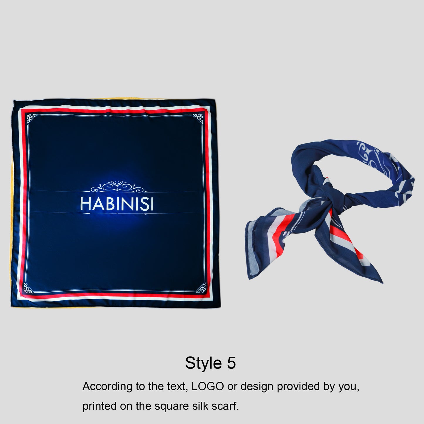Custom Scarf with Dog Photo, Personalized Pet Portrait Chiffon Square Neck Scarf, Unique Memorial Gift, Printing Scarves, DIY Picture Shawls